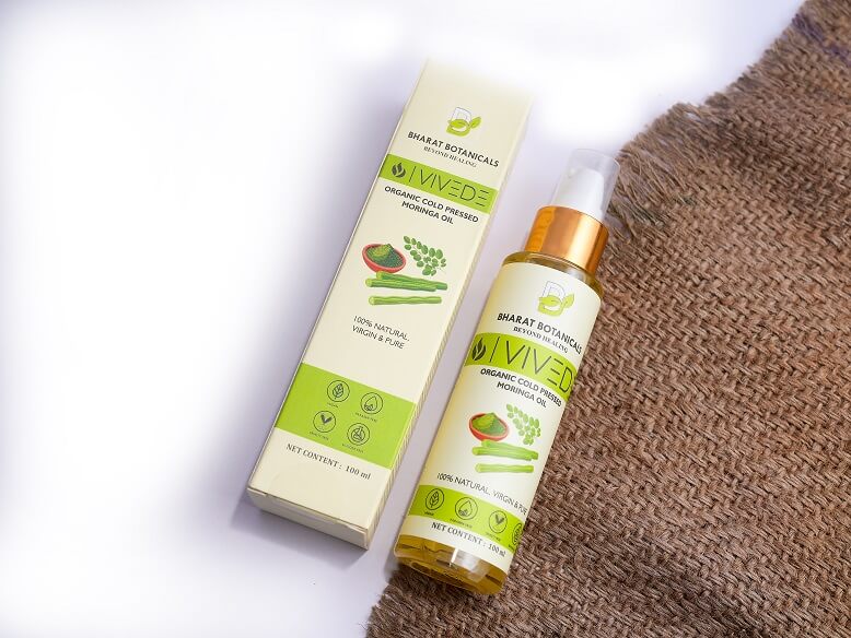 Organic Cold Pressed Moringa Oil
